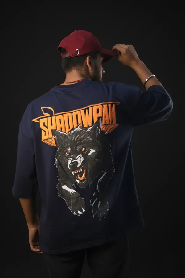 Navy_Blue_Shadowpaw:Wolf_Oversized_Tshirt