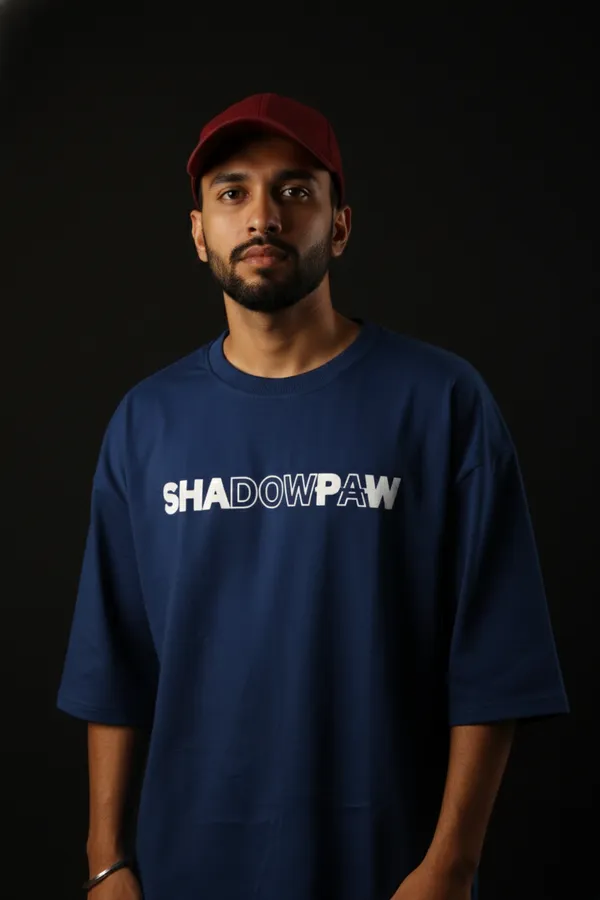 Navy_Blue_Shadowpaw:Wolf_Oversized_Tshirt