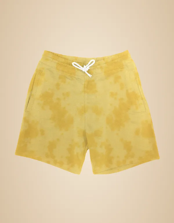 Yellow_Premium_Cotton_Shorts_For_Unisex