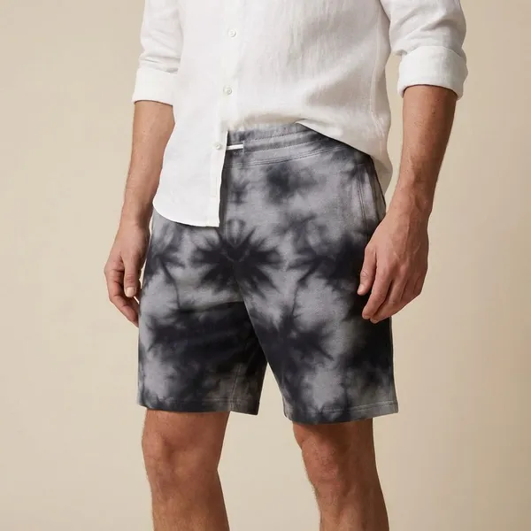 White_And_Black_Premium_Cotton_Shorts_For_Unisex