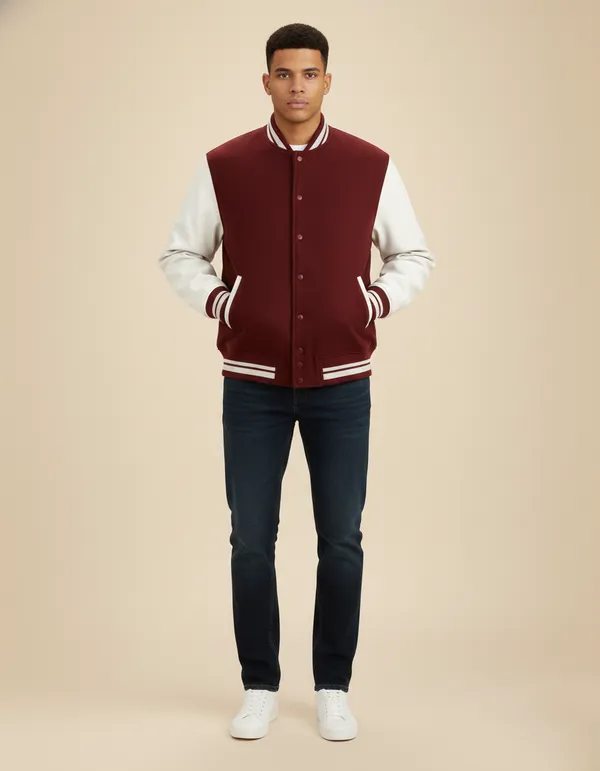 Red_And_White_Varsity_jacket__For_Men