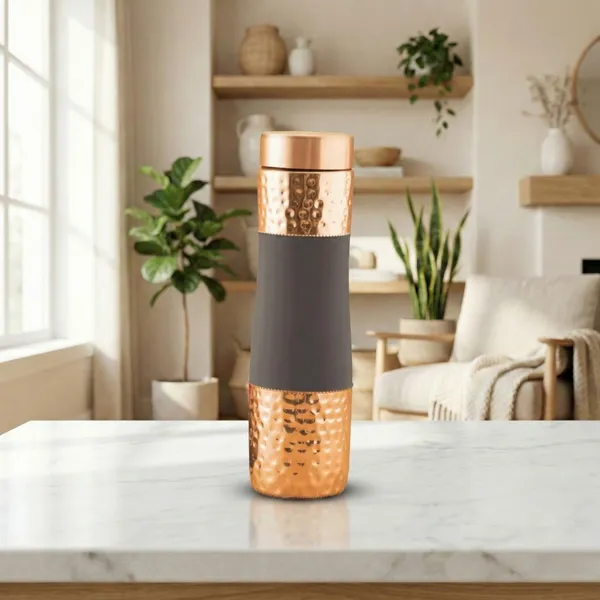 Gray_Premium_Quality_Special_Curve_Copper_Bottle_1000_Ml