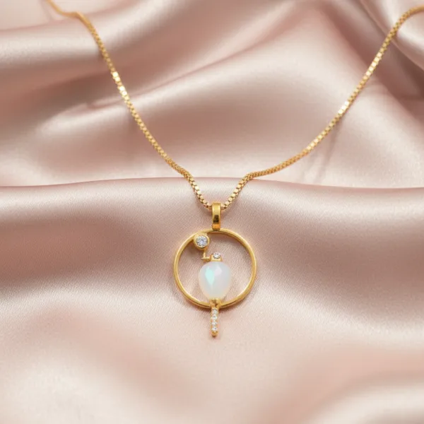 Gold_Plated_Opal_Orbit_Necklace__For_Women