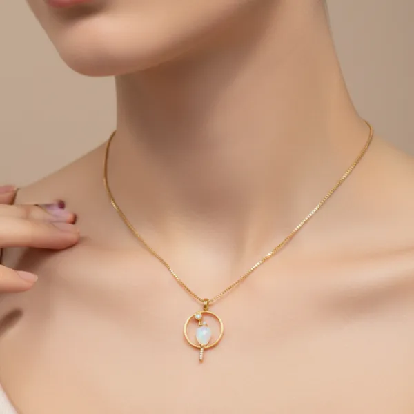 Gold_Plated_Opal_Orbit_Necklace__For_Women