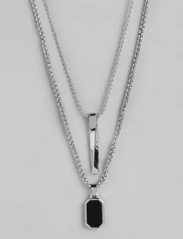 Geometric_Silver_Plated_Stainless_Steel_Pendants_With_Chain_Combo_Set_Of_2
