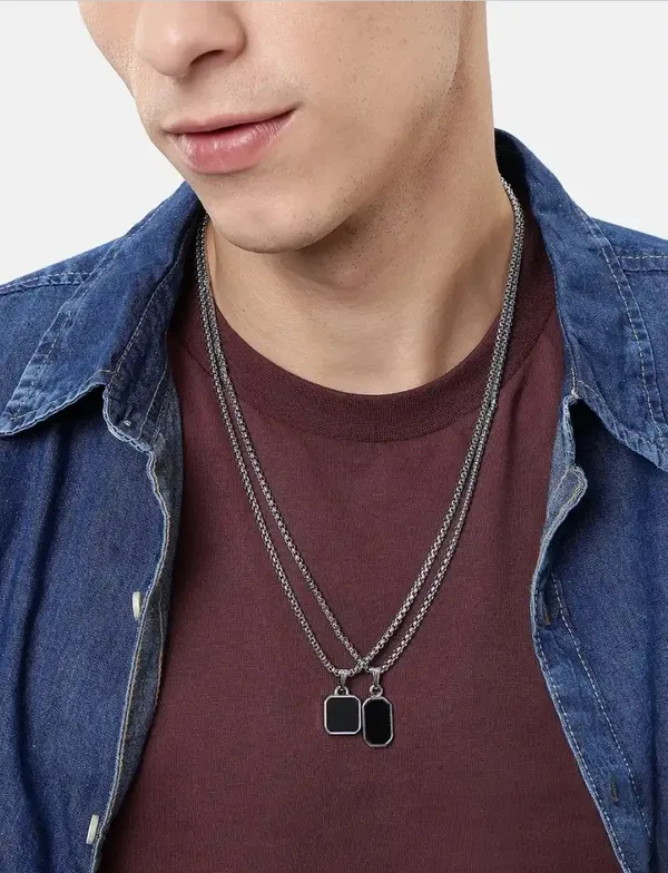Geometric_Silver_Plated_Stainless_Steel_Pendants_With_Chain_Combo_Set_Of_2