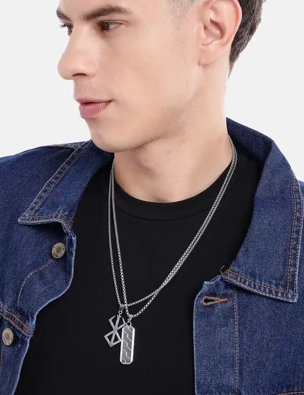 Stylish_Anime_Berserk_And_Eternal_Charm_Silver_Plated_Stainless_Steel_Pendants_With_Chains_Combo_Set_Of_2