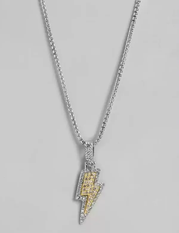 Stylish_Flash_Silver_Plated_Stainless_Steel_Pendant_With_Bracelet_Combo_Set_Of_2