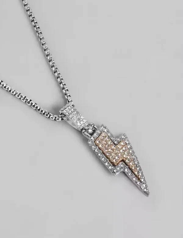 Stylish_Flash_Silver_Plated_Stainless_Steel_Pendant_With_Bracelet_Combo_Set_Of_2