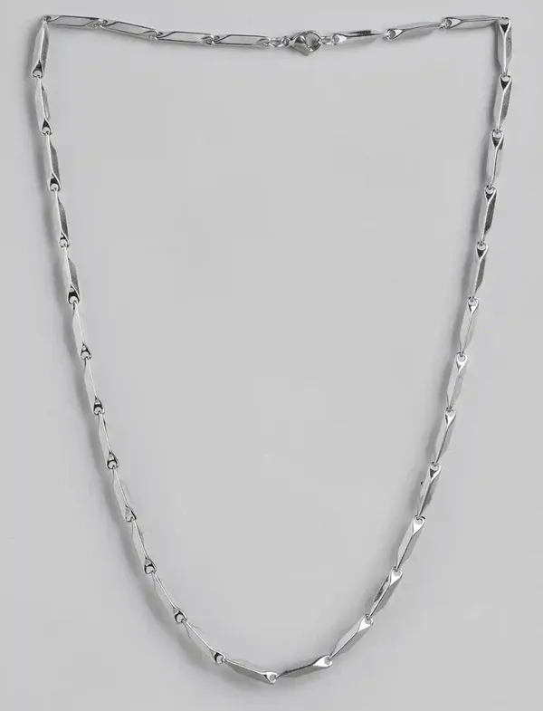 Silver_Finish_Stainless_Steel_Chain_Combo_For_Unisex