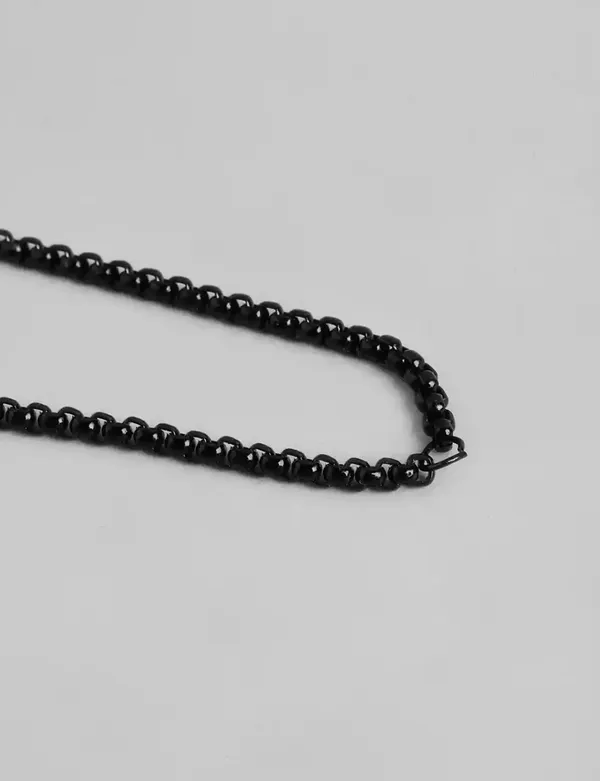 Black_Anchor_Stainless_Steel_Pendant_With_Chain
