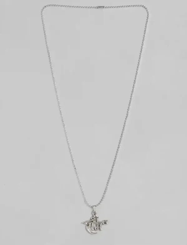 Lord_Shiva_Trishul_With_Damru_And_Jai_Shree_Ram_Naam_Pendants_With_Chains_Combo_Set_Of_2