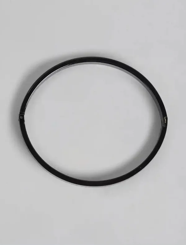 Unisex_Stainless_Steel_Black_Kada_Bracelet