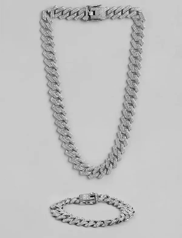 Unisex_Stainless_Steel_Chain_Necklace_With_Bracelet_Combo_Set_Of_2