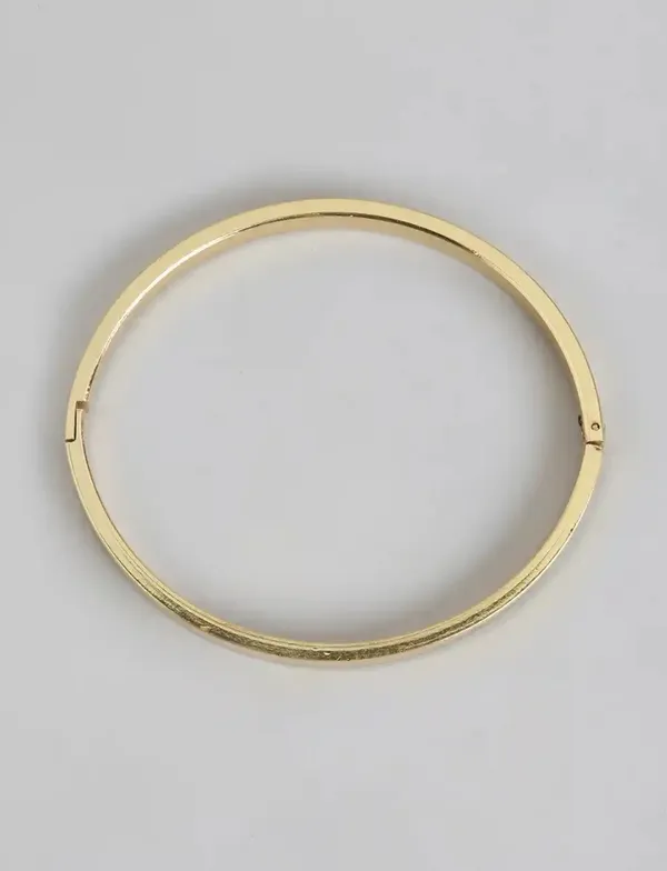Unisex_Stainless_Steel_Gold_Plated_Kada_Bracelet