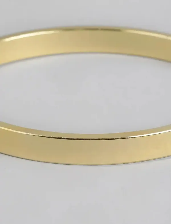 Unisex_Stainless_Steel_Gold_Plated_Kada_Bracelet