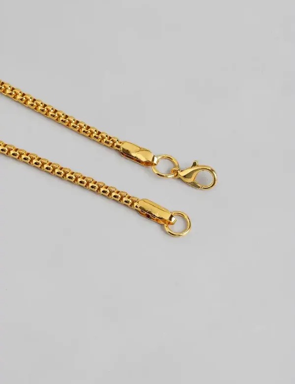 Unisex_Gold_Om_Divine_Lord_Mahamrityunjay_Antique_Pendant_With_Chain