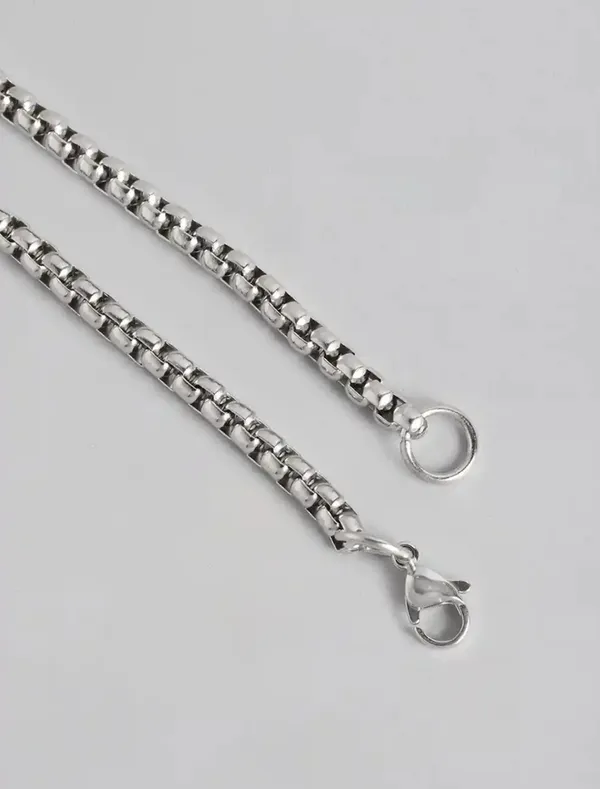 Unisex_Infinity_Bracelet_Silver_Plated_Stainless_Steel