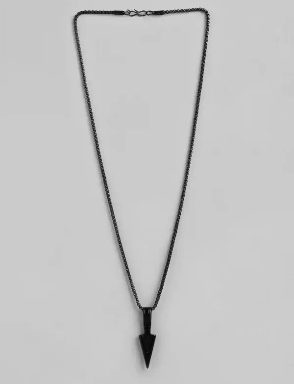 Unisex_Arrow_Stainless_Steel_Pendants_Necklace_With_Chains_Set_Of_2