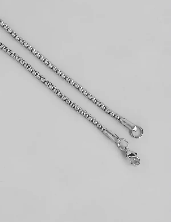 Unisex_Oxidised_Necklace_Silver_Plated_Stainless_Steel_Pendants_With_Chains_Set_Of_2