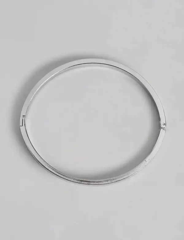 Unisex_Stainless_Steel_Silver_Finish_Kada_Bracelet