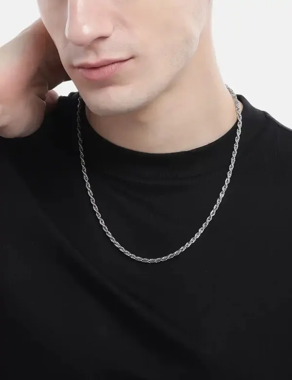 Unisex_Silver_Rope_Link_Aura_Chain