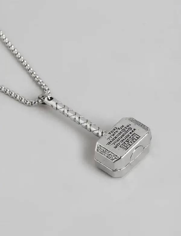 Unisex_Stainless_Steel_Viking_The_Dark_World_Marvel_Thors_Hammer_Pendant_Locket_Necklace_With_Box_Chain