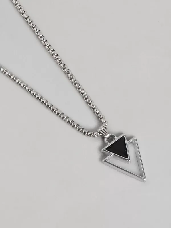 Unisex_Triangular_Pendant_Stainless_Steel_With_Chain