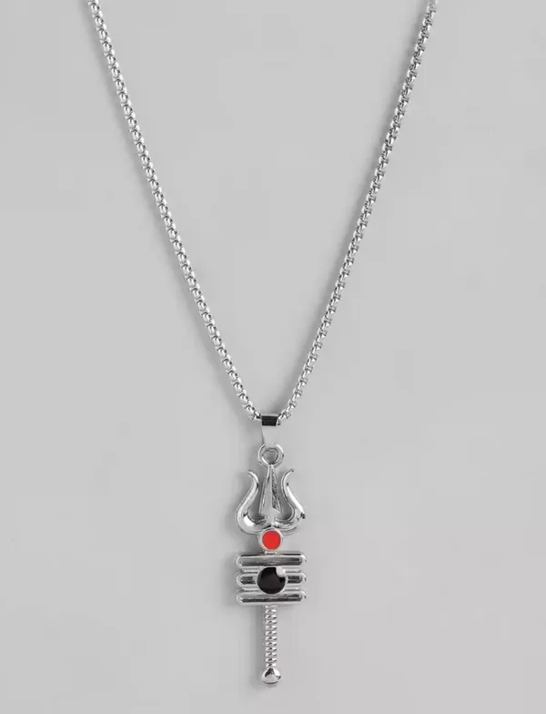 Unisex_Trident_Trishul_Divine_Rustik_Pendant_With_Chain