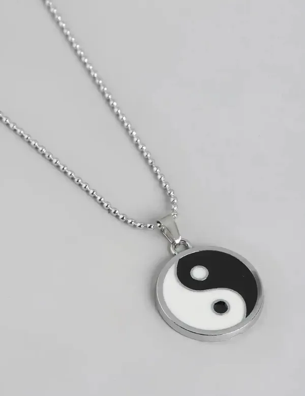 Unisex_Yin_Yang_Round_Pendant_With_Chain