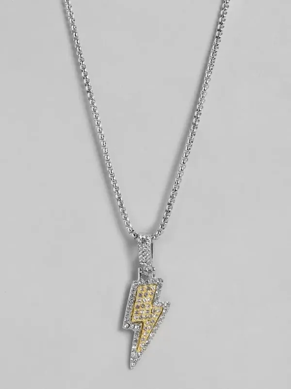 Unisex_Flash_Diamond_Pendant_Necklace_With_Chain