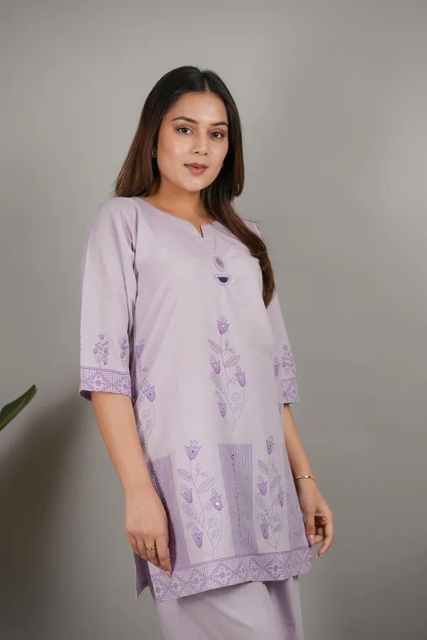 Premium_lavender_Cotton_Floral_Printed_Co-ord_Set_with_Palazzo