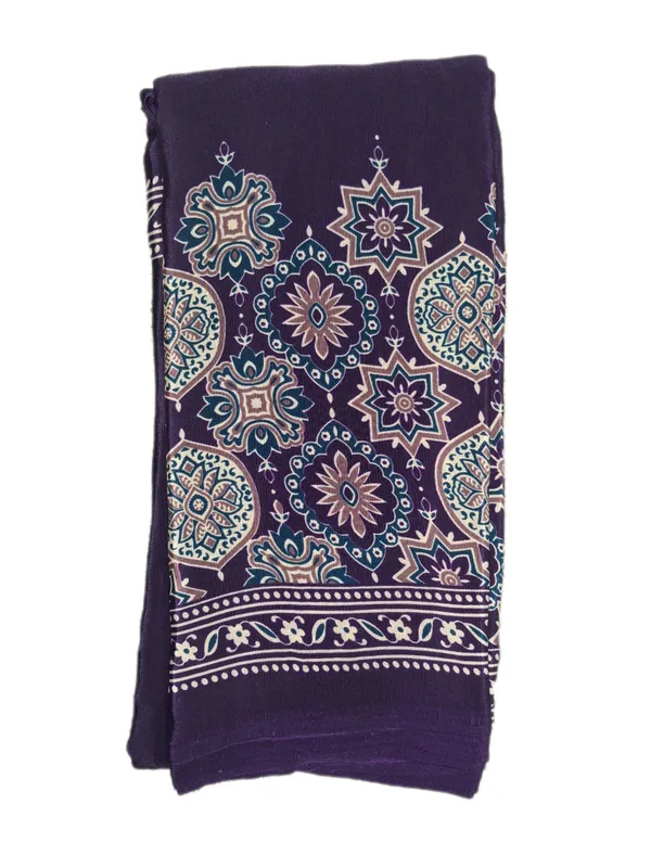 Modal_Silk_with_Block_Print_saree_with_Blouse_-_Deep_amethyst_/_twilight-purple_field_with_teal-blue,_ivory_&_beige_jaal