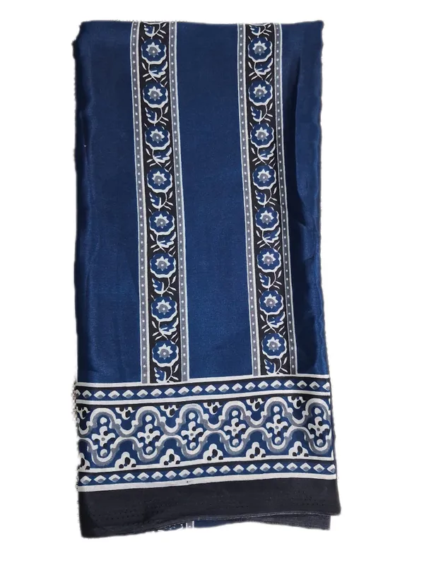 Modal_Silk_with_Block_Print_saree_with_Blouse_-Deep_Indigo_Blue_with_Ivory_&_Midnight_Accents