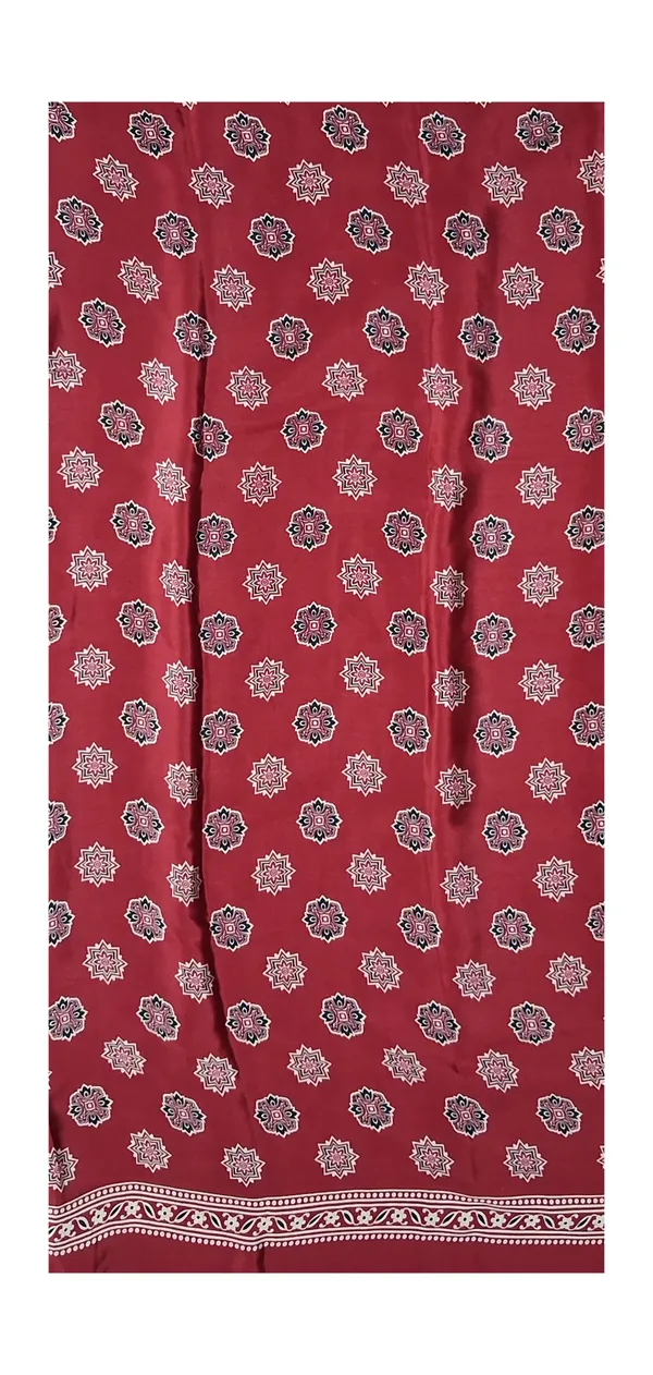 Modal_Silk_with_Block_Print_saree_with_Blouse_-_Rich_crimson-rouge_/_berry-red_field_with_ivory_&_navy_jaal
