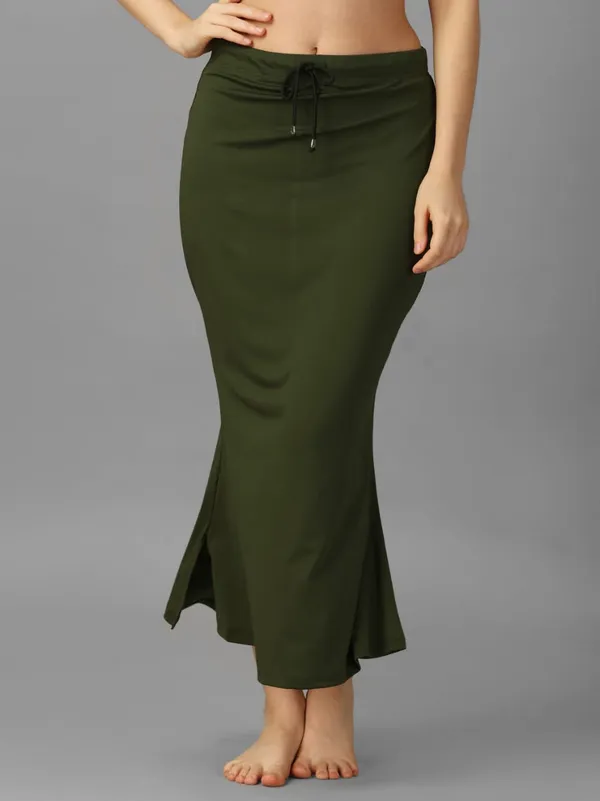 Shapewear/Petticoat_-_Dark_mehndi_green_color