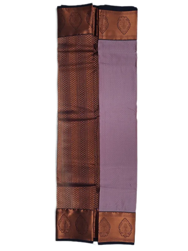 Pink_Lavender_With_Antique_Copper_Zari_Border_With_Paisley_Motifs_Pure_Soft_Silk_Saree_With_Blouse