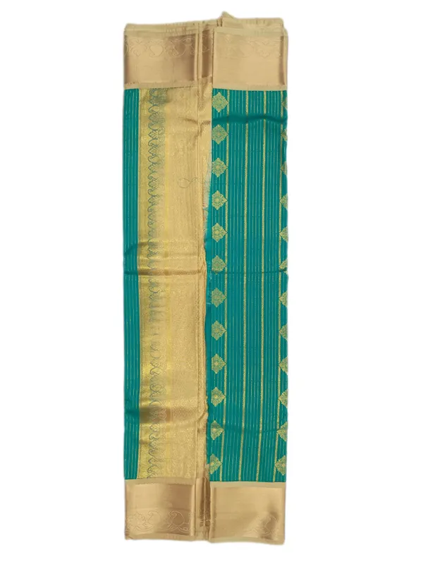 Jewel_Emerald_Green_With_Rich_Gold_Zari_Pure_Kanjivaram_Soft_Silk_Saree_With_Blouse