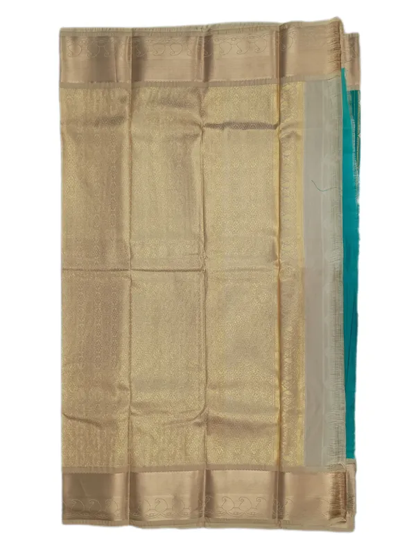 Jewel_Emerald_Green_With_Rich_Gold_Zari_Pure_Kanjivaram_Soft_Silk_Saree_With_Blouse