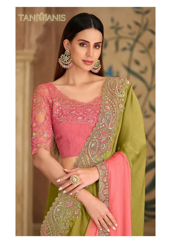 Fancy_Tissue_georgette_Saree_with_Blouse_-_Dual-tone_ombr_gradient__coral_blush_to_pistachio_green