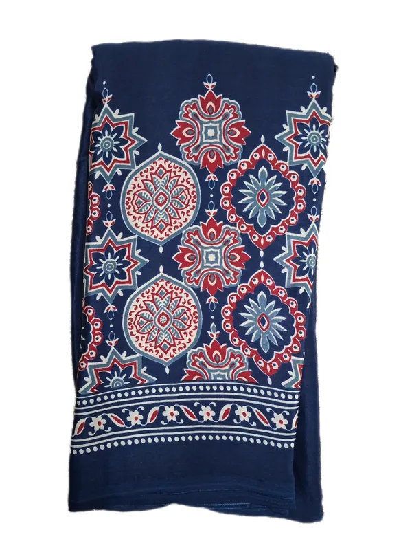Modal_Silk_with_Block_Print_saree_with_Blouse_-_Deep_midnight_navy_/_sapphire_field_with_terracotta-red_&_ivory_jaal
