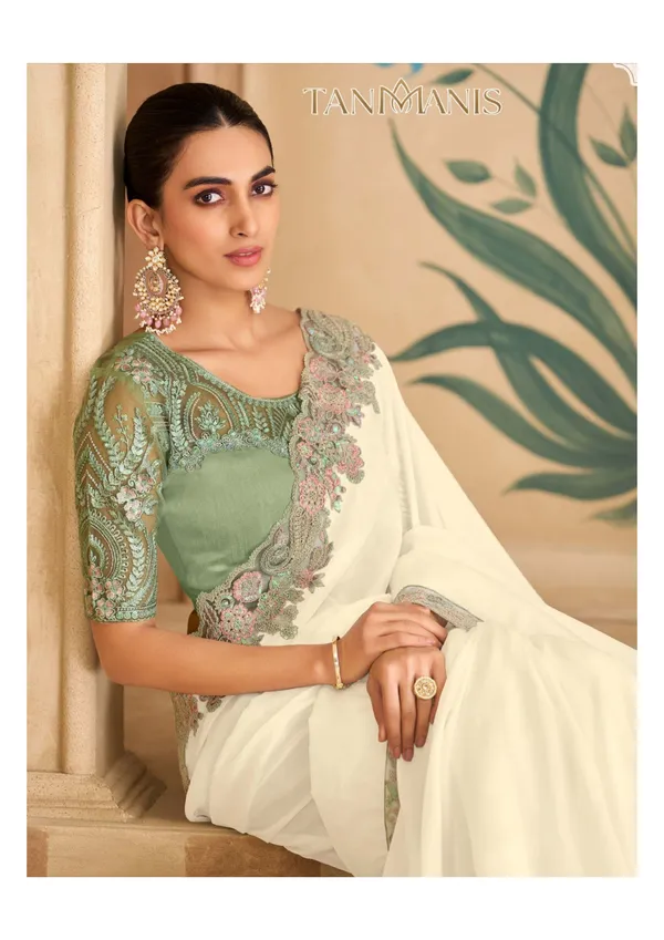 Fancy_Tissue_georgette_Saree_with_Blouse_-_Ivory_base_with_sage_green_and_blush_pink_accents