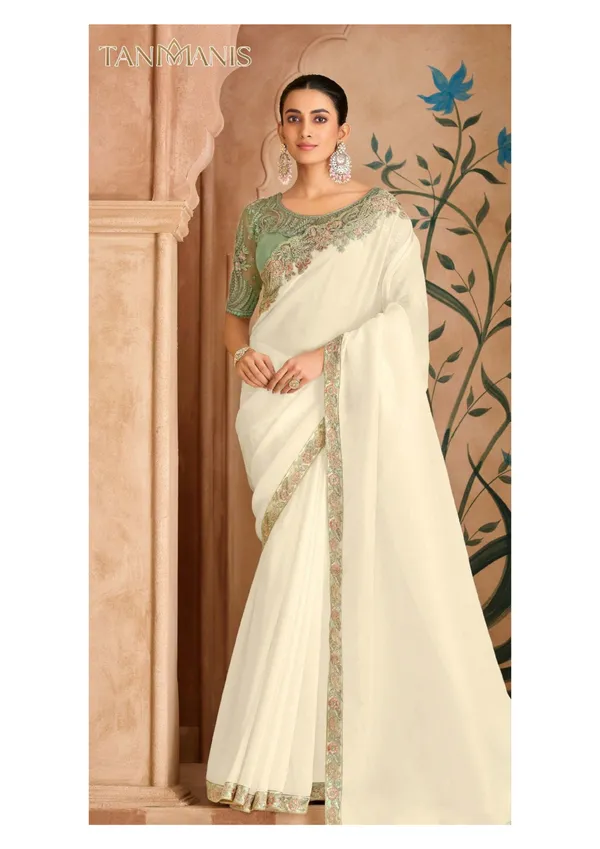 Fancy_Tissue_georgette_Saree_with_Blouse_-_Ivory_base_with_sage_green_and_blush_pink_accents