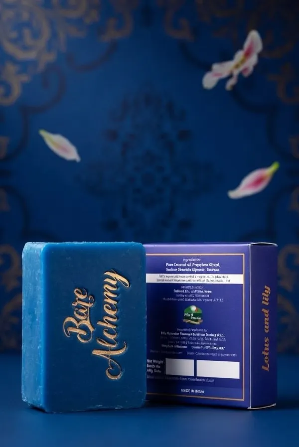 Combo_Of_2_Bare_Alchemy_Turmeric_Natural_Soap_And_Lotus_And_Lily_Natural_Soap