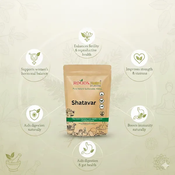 Roods_Fresh_Shatavar_(Shatavari)_Root_100_G