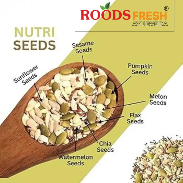 Roods_Fresh_5_In_1_Super_Seeds_Mix_-_(Raw_Sunflower,_Pumpkin,_Flax,_Watermelon_&_Chia_Seeds),_Diet_Snack,_Seed_Mix_500_G