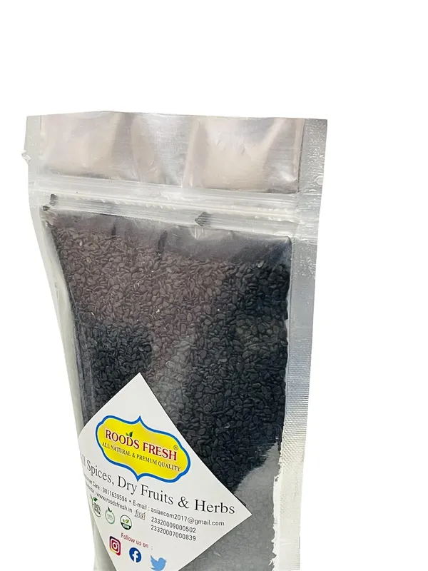 Roods_Fresh_Sesame_Seeds_Black,Organic,_Sesame_Seeds_For_Eating,_Black_Till,_400_Gram