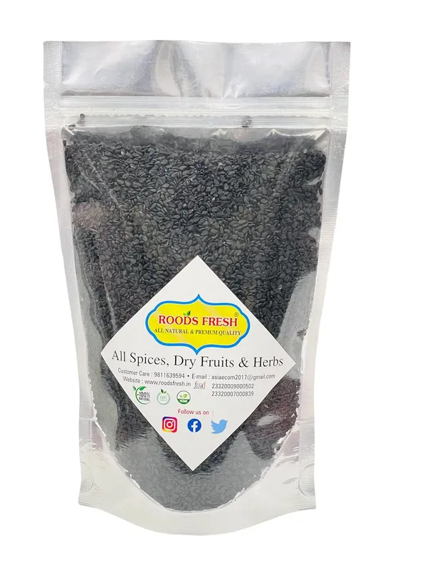 Roods_Fresh_Sesame_Seeds_Black,Organic,_Sesame_Seeds_For_Eating,_Black_Till,_400_Gram
