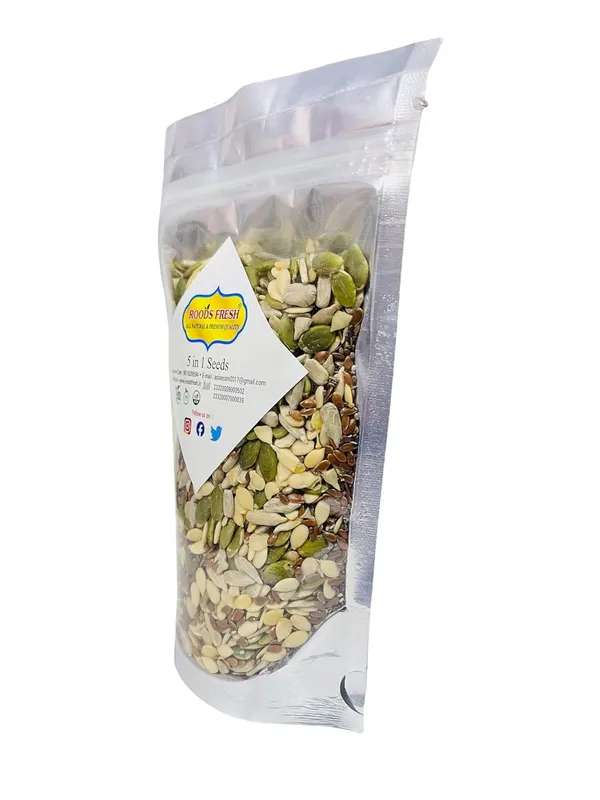 Roods_Fresh_5_In_1_Super_Seeds_Mix_-_(Raw_Sunflower,_Pumpkin,_Flax,_Watermelon_&_Chia_Seeds),_Diet_Snack,_Seed_Mix_500_G