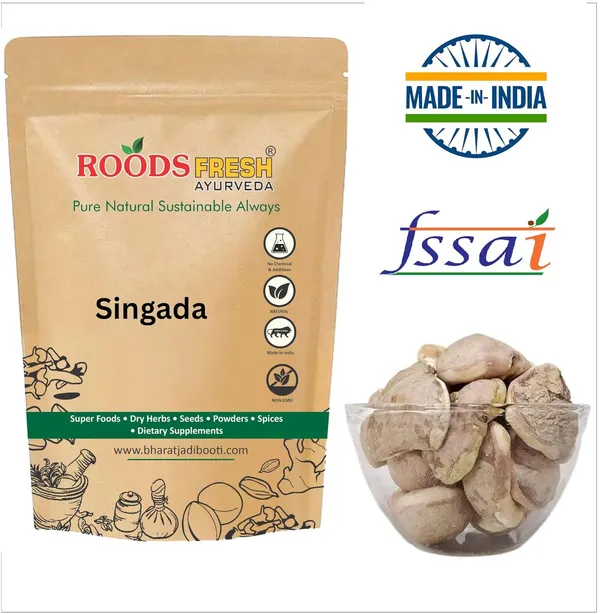 Roods_Fresh_Singada_100%_Natural_&_Pure_|_Traditional_Ayurvedic_Herb/Seed/Powder_|_Supports_Wellness_&_Daily_Health_|_Ideal_For_Herbal_Remedies_250_Gm